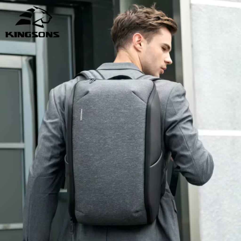 Mochila Antifurto Tecnologia Minimalista Abertura 180 °