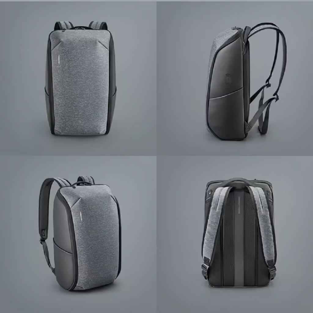 Mochila Antifurto Tecnologia Minimalista Abertura 180 °