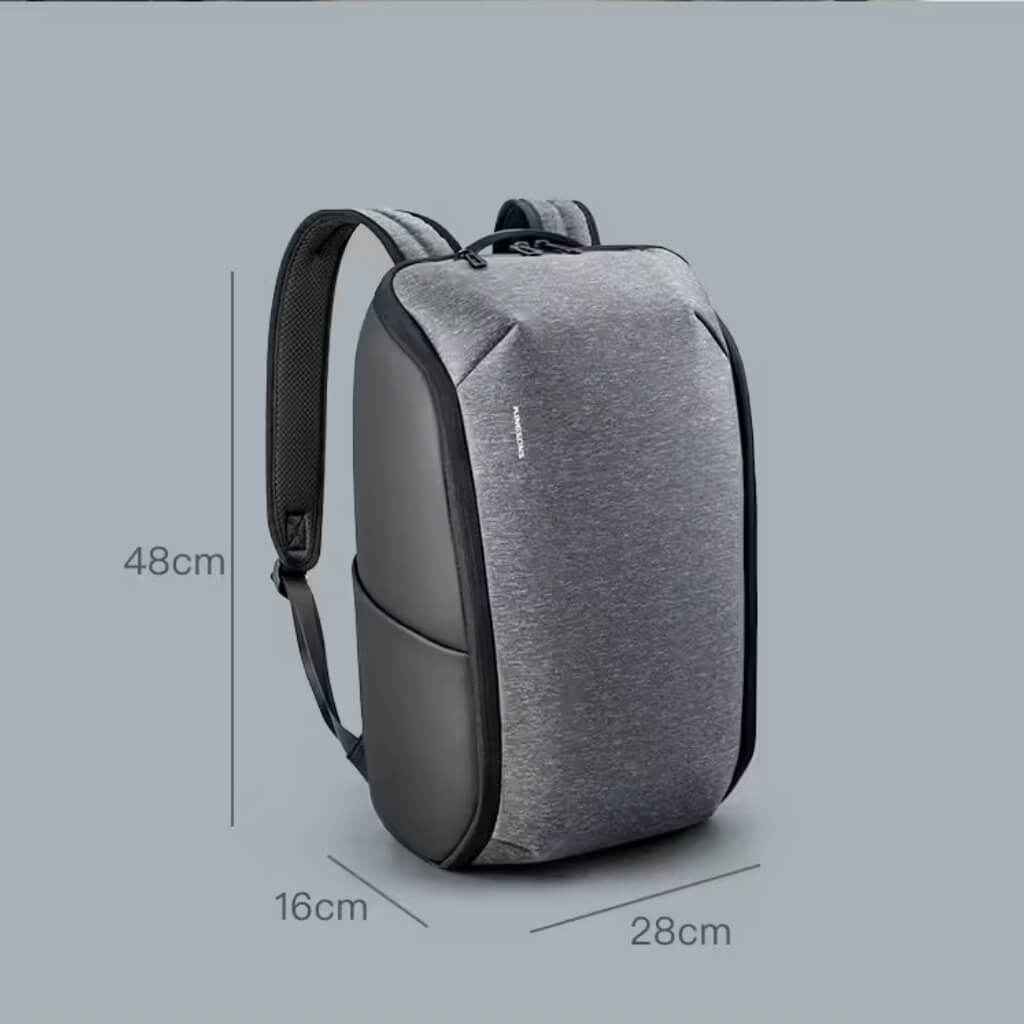 Mochila Antifurto Tecnologia Minimalista Abertura 180 °