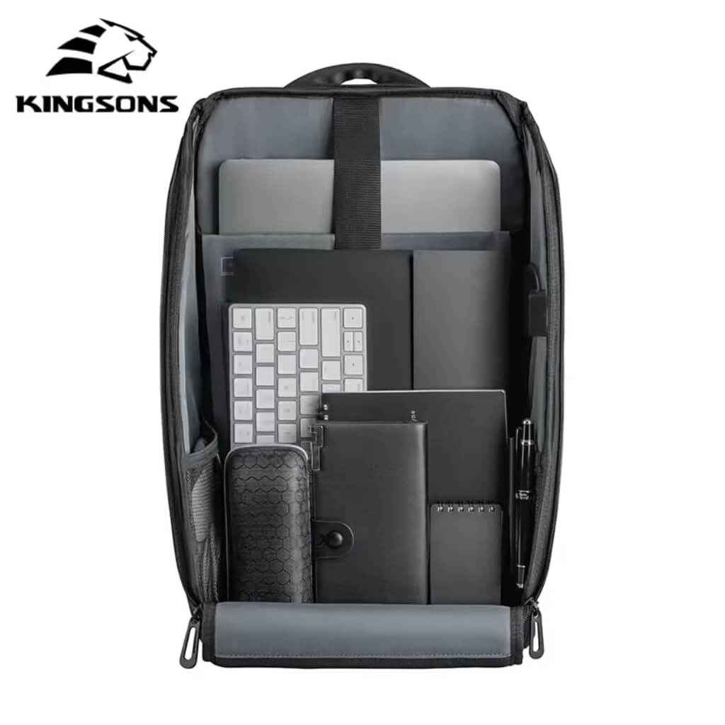 Mochila Antifurto Tecnologia Minimalista Abertura 180 °