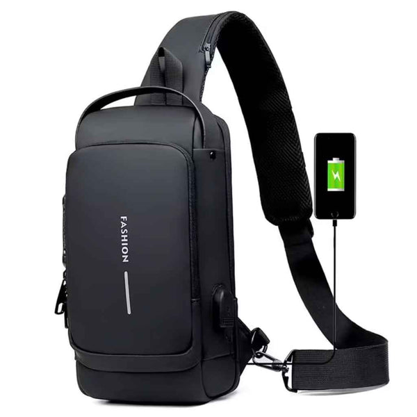 Mochila Antifurto com Senha e Porta USB