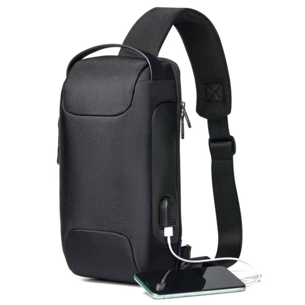 Mochila Antifurto com Senha e Porta USB
