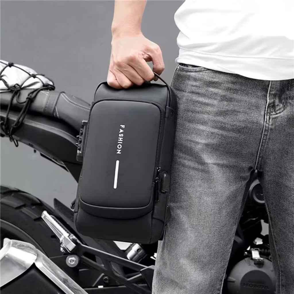 Mochila Antifurto com Senha e Porta USB
