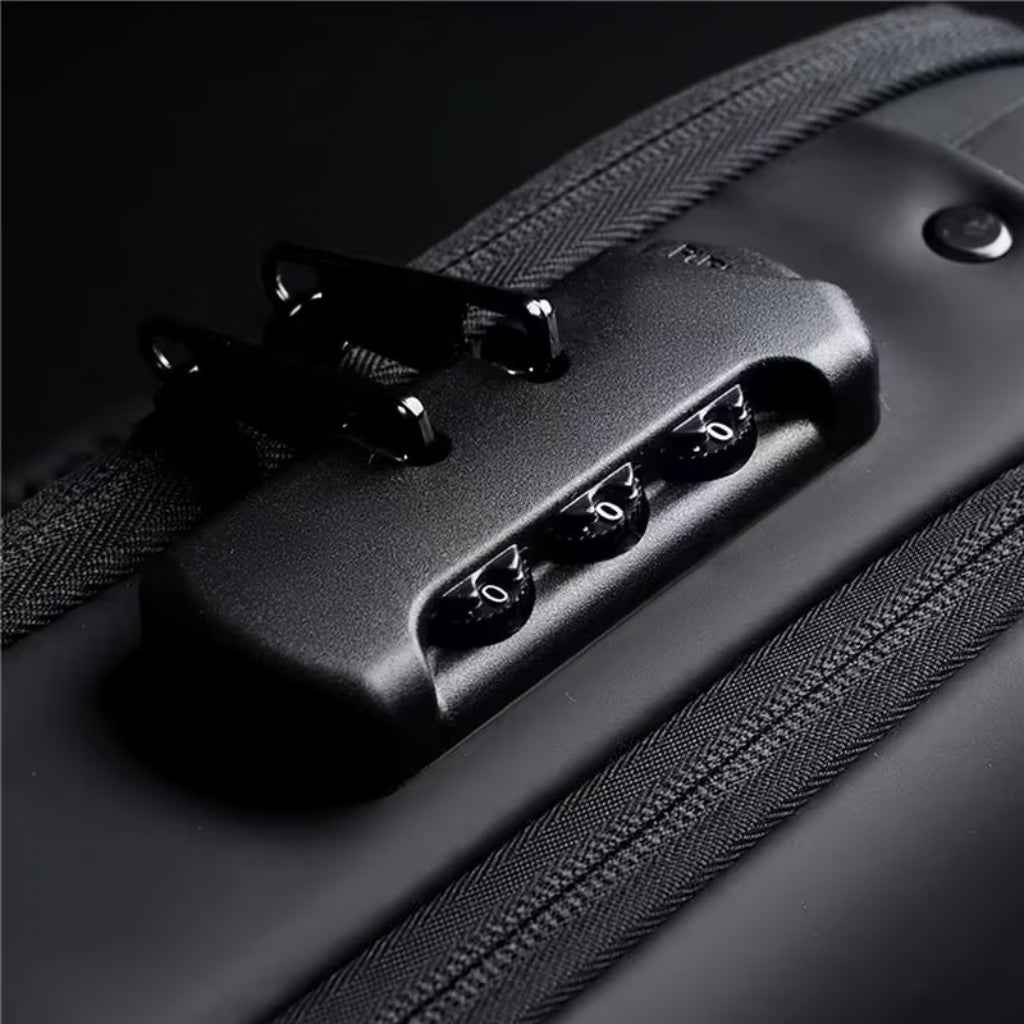 Mochila Antifurto com Senha e Porta USB