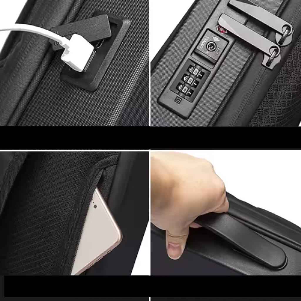 Mochila Executiva Antifurto Impermeável com Senha