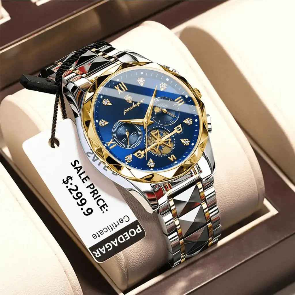 Relógio Masculino de Luxo Modelo Vanguard