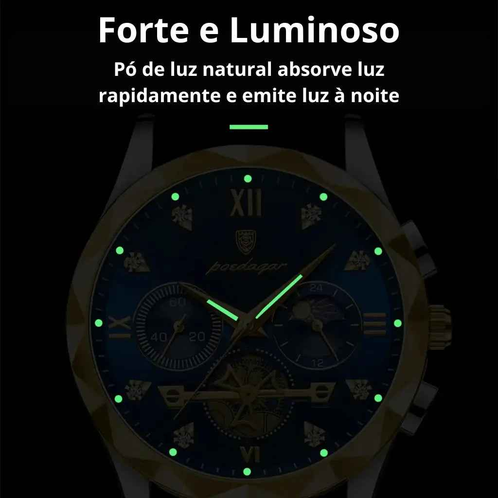 Relógio Masculino de Luxo Modelo Vanguard