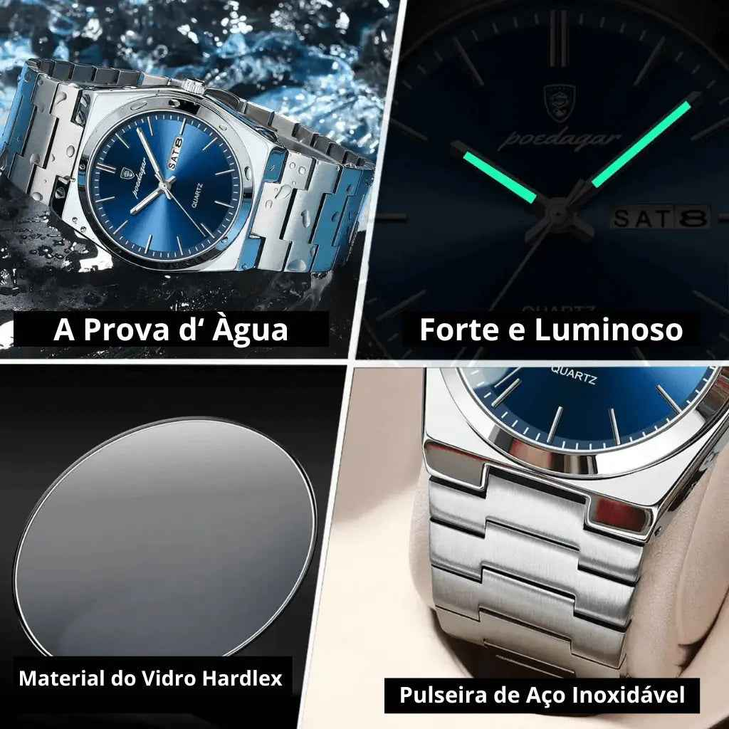 Relógio Masculino de Luxo Modelo Titan