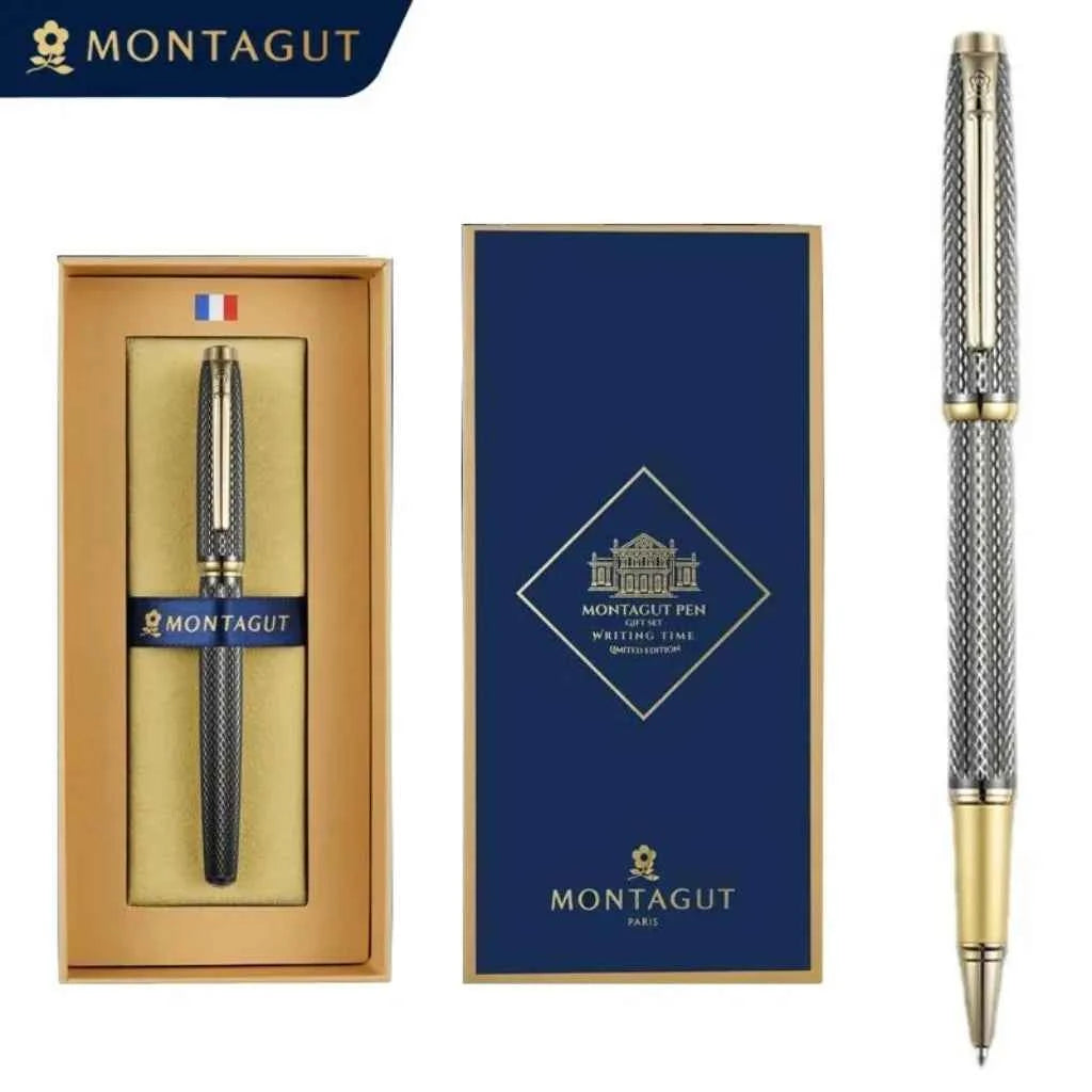 Caneta Clickmade Rollerball Série Montagut modelo 7569 + Kit Presente