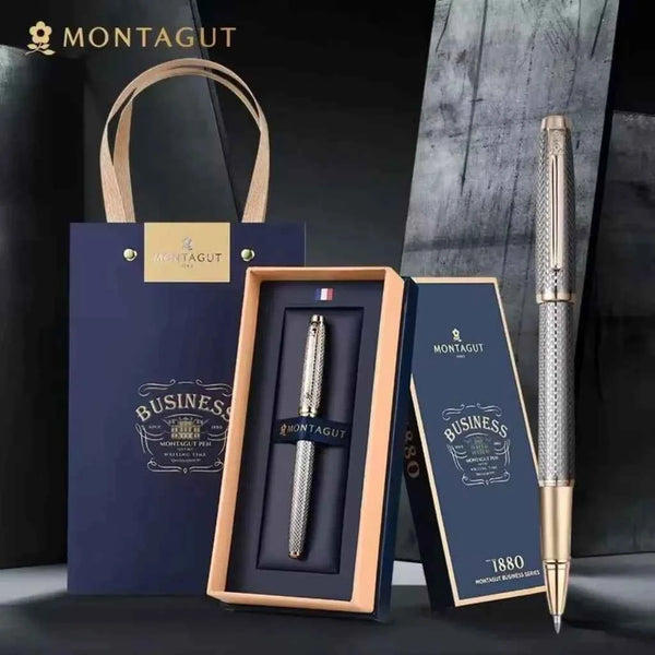 Caneta Clickmade Rollerball Série Montagut modelo 7569 + Kit Presente