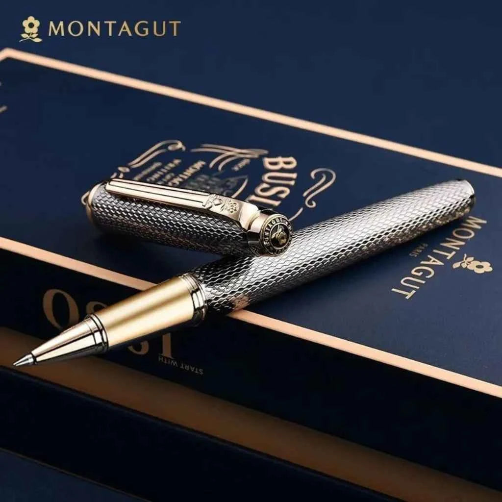 Caneta Clickmade Rollerball Série Montagut modelo 7569 + Kit Presente