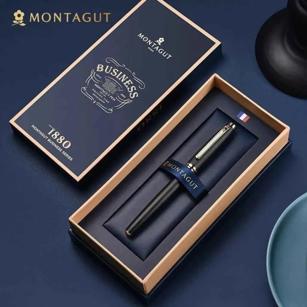 Caneta Clickmade Rollerball Série Montagut modelo 7569 + Kit Presente