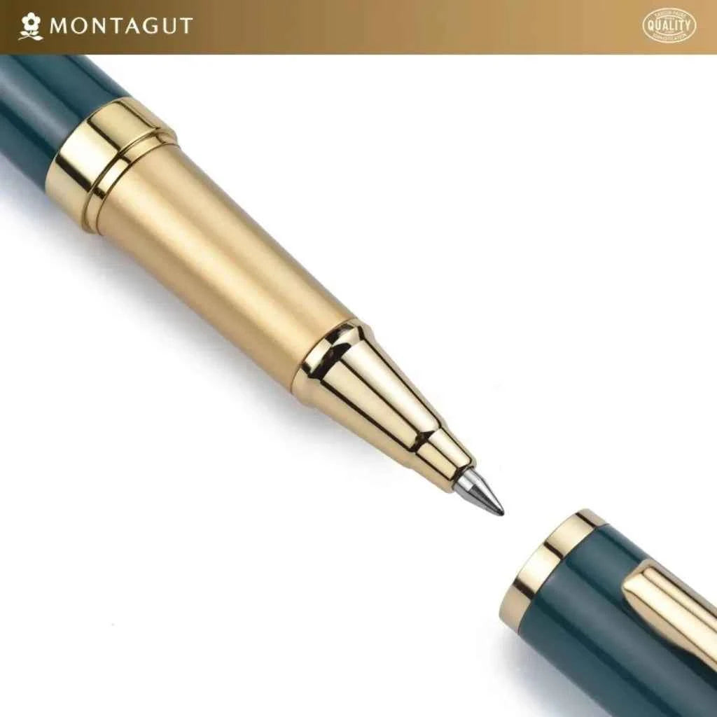 Caneta de Luxo Clickmade Montagut 3784  Elegância com Estojo e Kit Presente