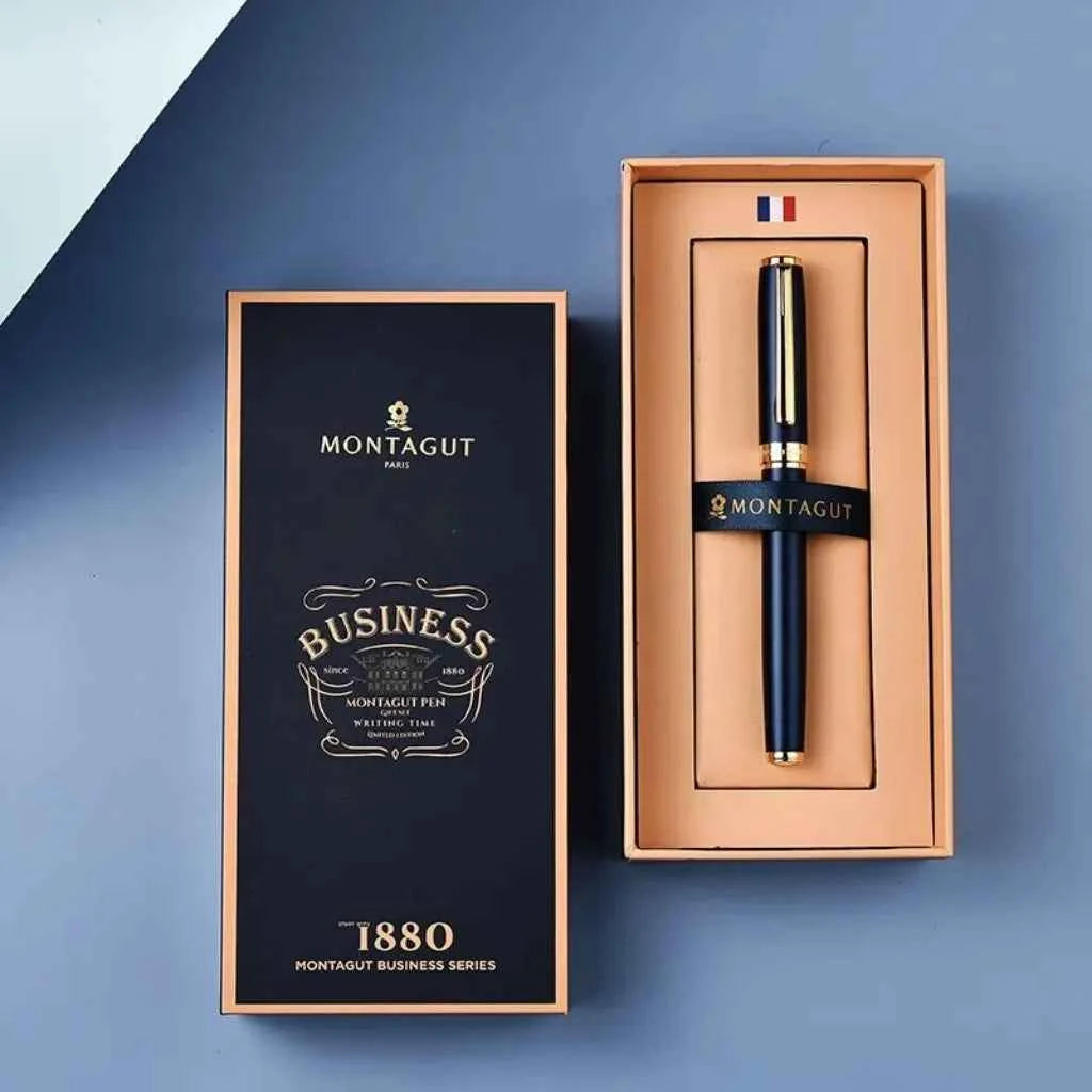 Caneta Esferográfica Ponta Fina Montagout Modelo 5262 + Refil
