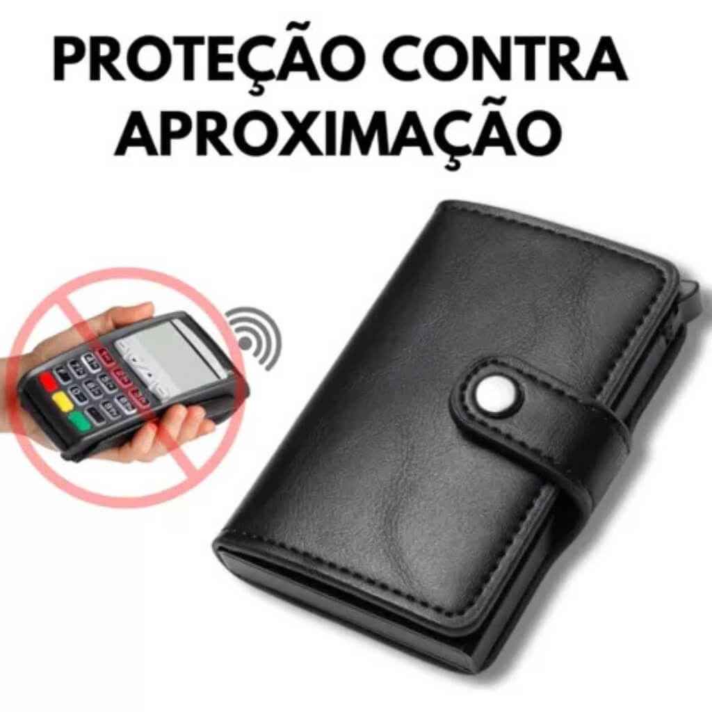 Carteira Masculina em Couro Modelo Modern Money