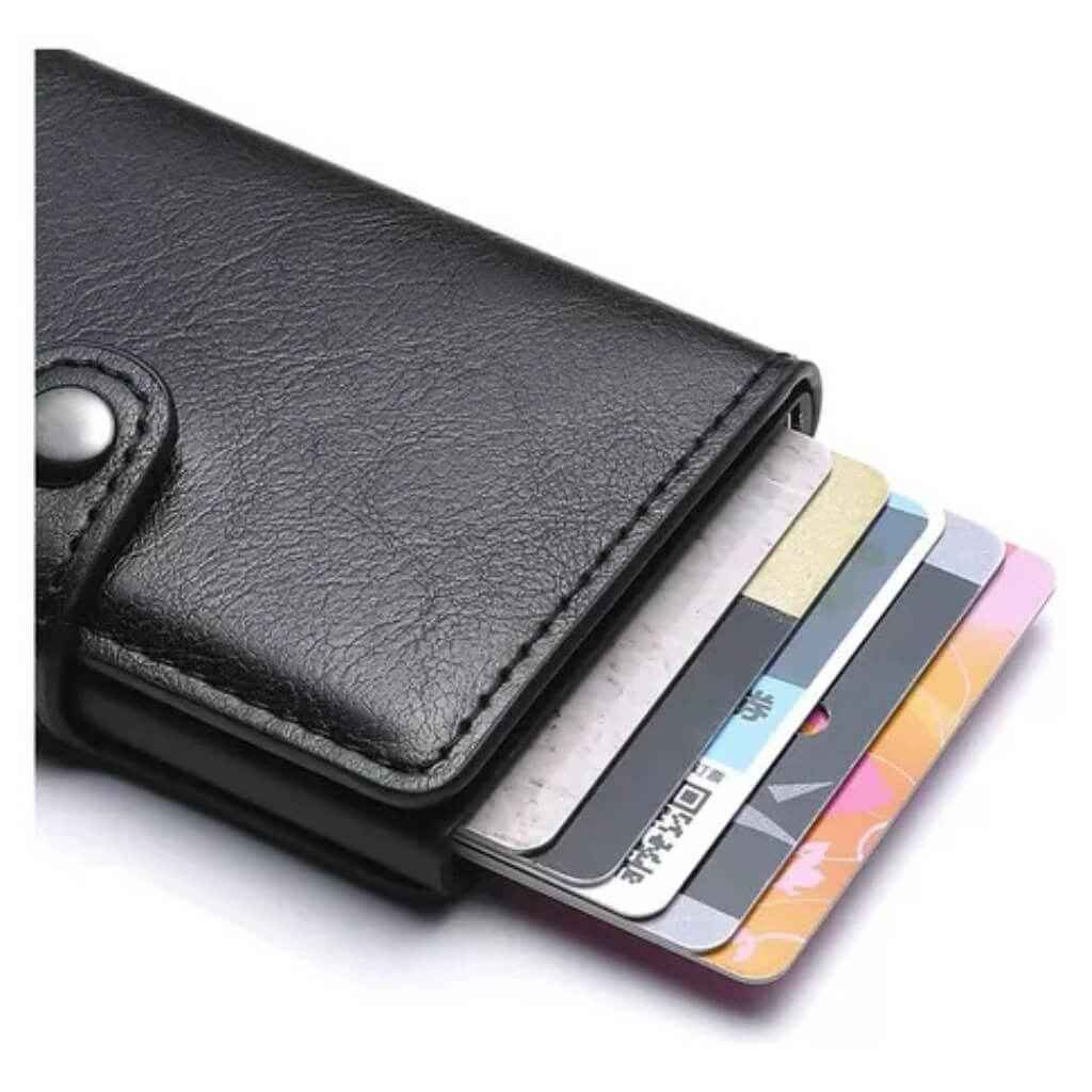 Carteira Masculina em Couro Modelo Modern Money