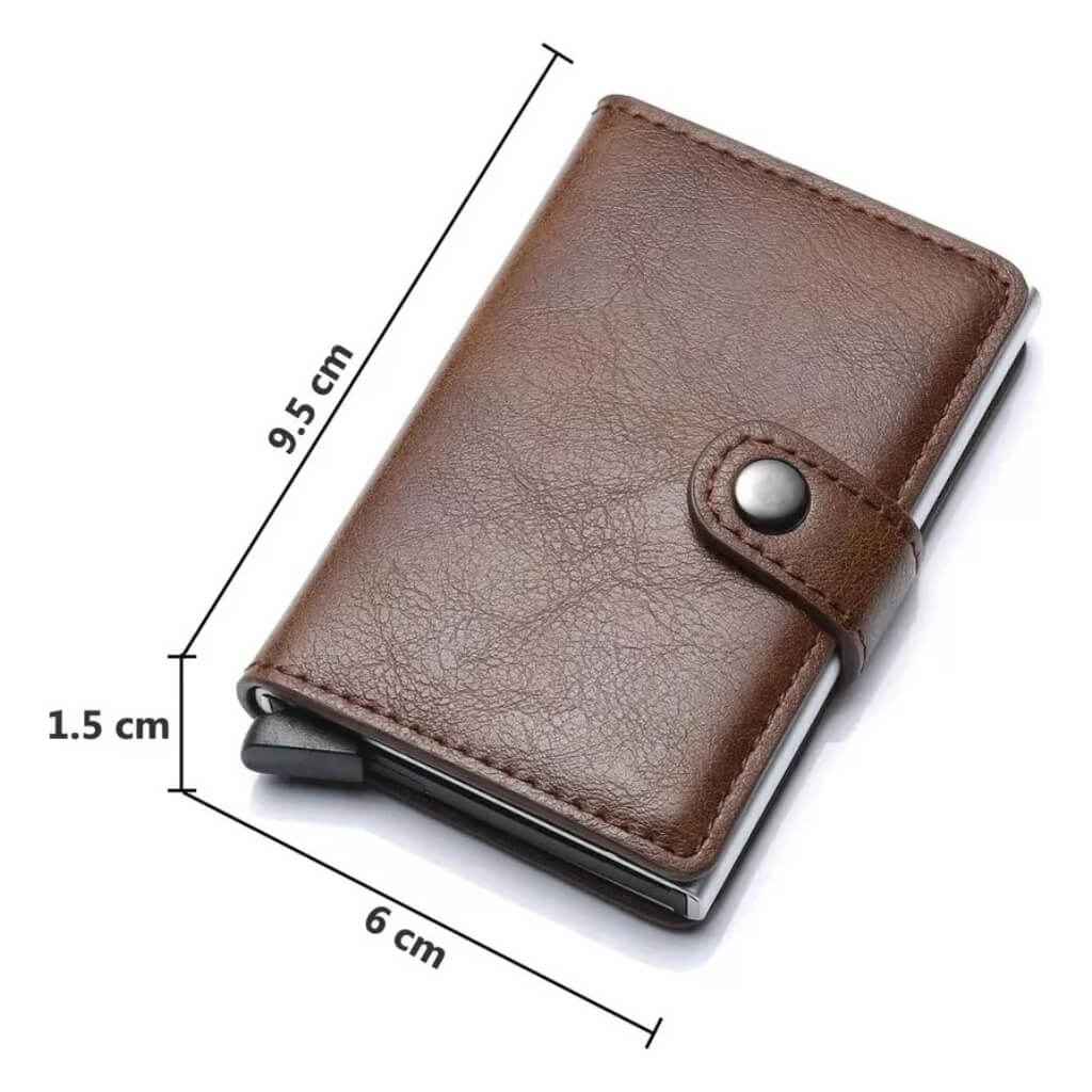 Carteira Masculina em Couro Modelo Modern Money