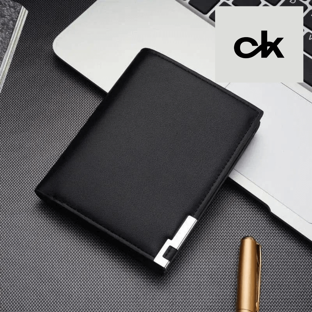 Carteira Masculina em Couro Modelo Money Clip - ClickMade