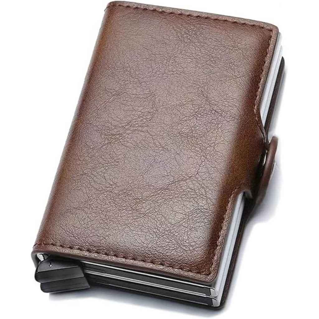 Carteira Masculina em Couro Modelo Rustic Bifold