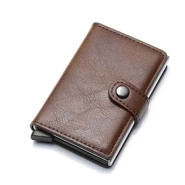 Carteira Masculina em Couro Modelo Rustic Bifold