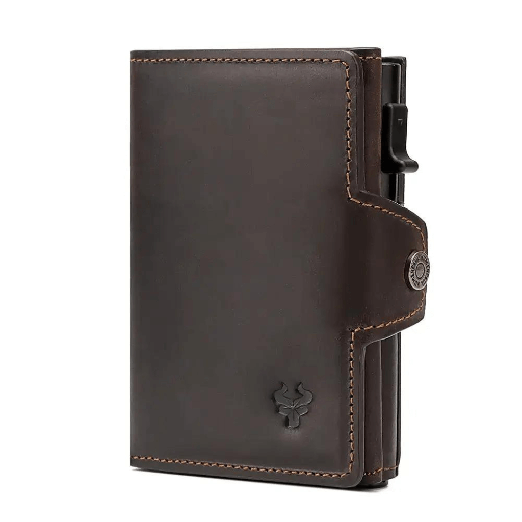 Carteira Masculina em Couro Modelo Sleek - ClickMade