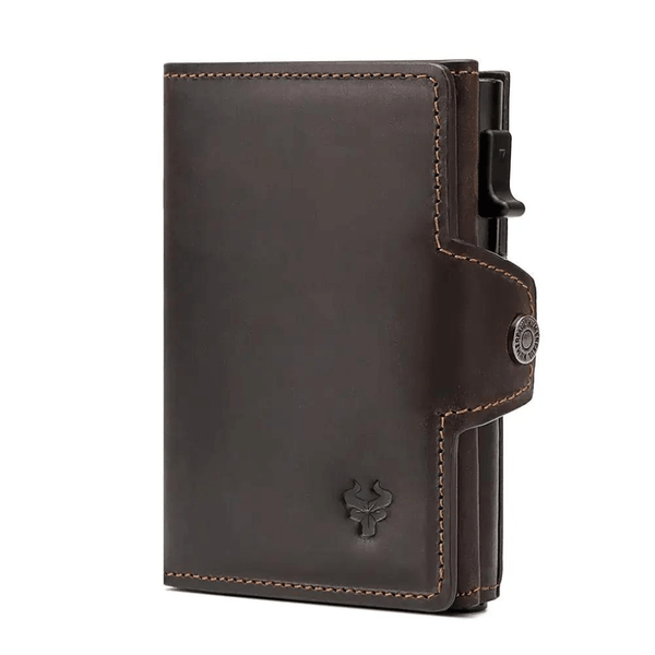 Carteira Masculina em Couro Modelo Sleek - ClickMade
