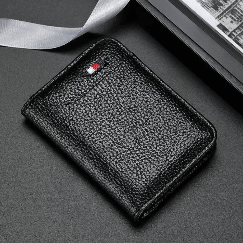 Carteira Masculina Slim de Couro Modelo SlimFlex - ClickMade
