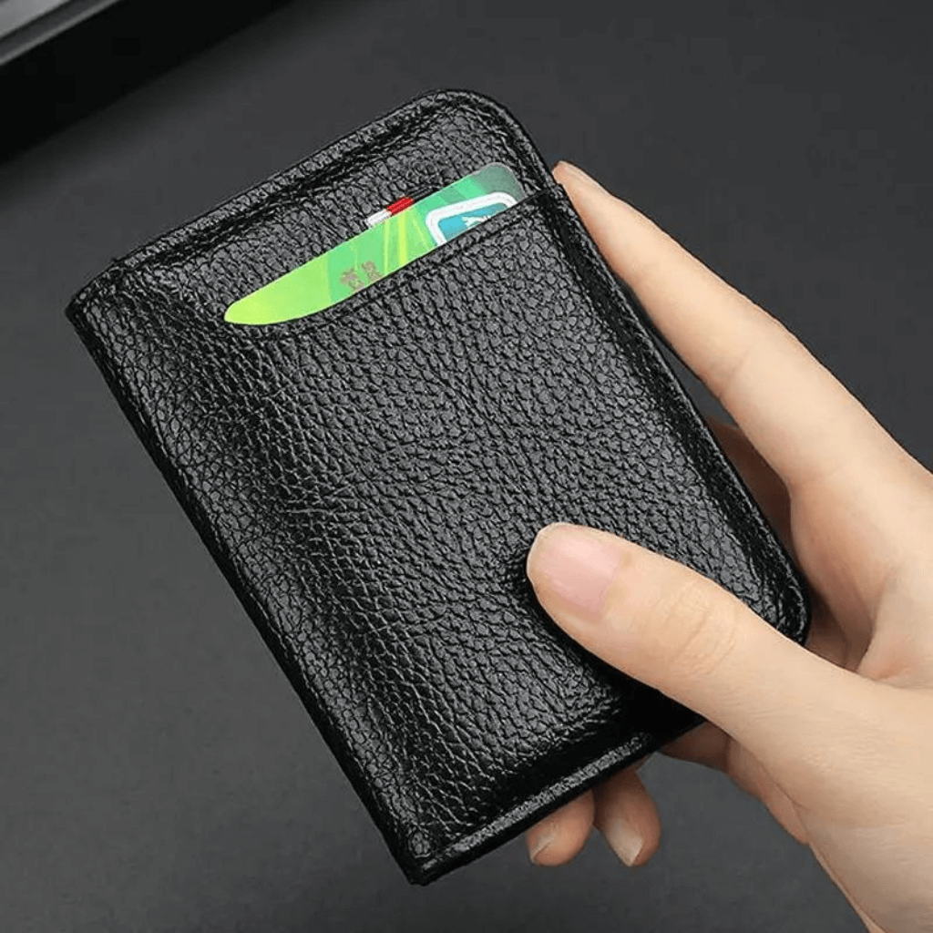 Carteira Masculina Slim de Couro Modelo SlimFlex - ClickMade