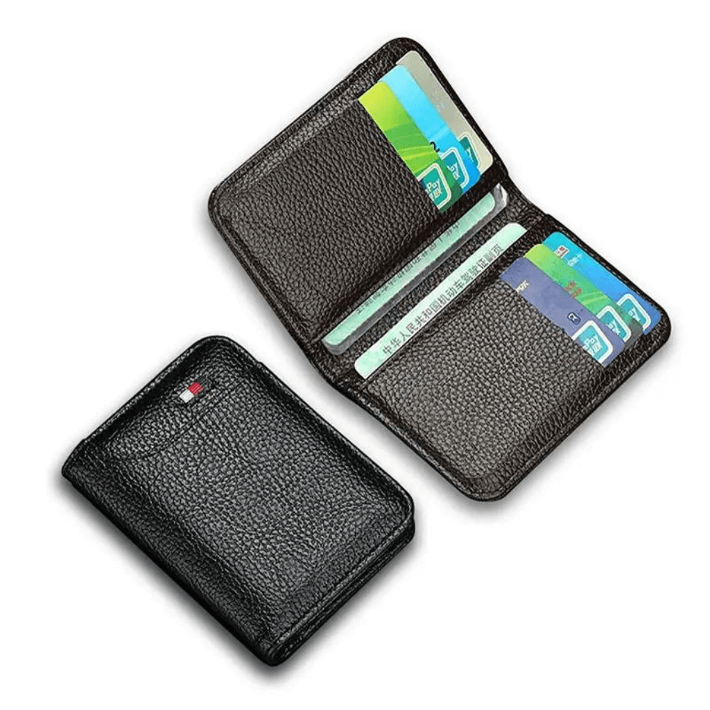 Carteira Masculina Slim de Couro Modelo SlimFlex - ClickMade