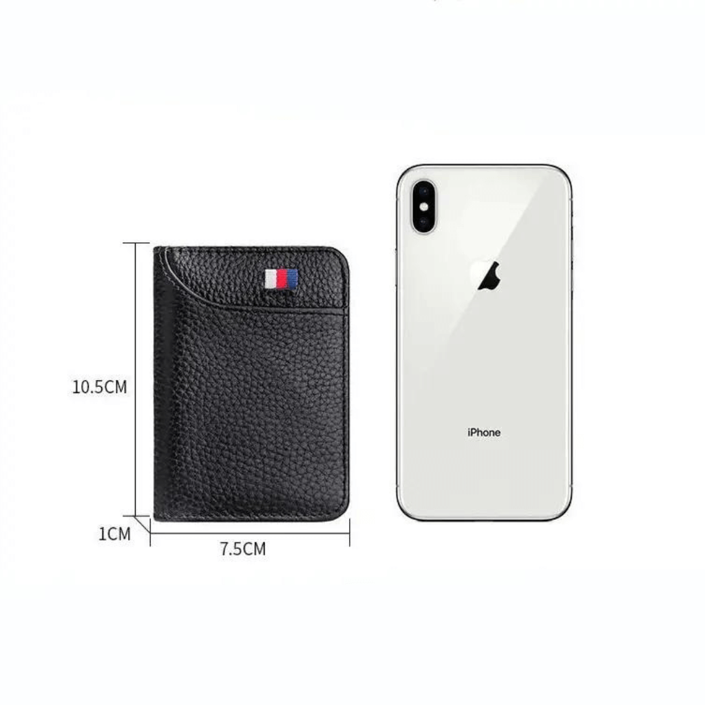 Carteira Masculina Slim de Couro Modelo SlimFlex - ClickMade