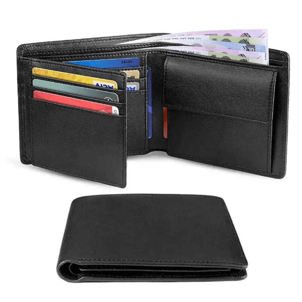 Carteira Masculina Slim de Couro Modelo SlimGuard - ClickMade