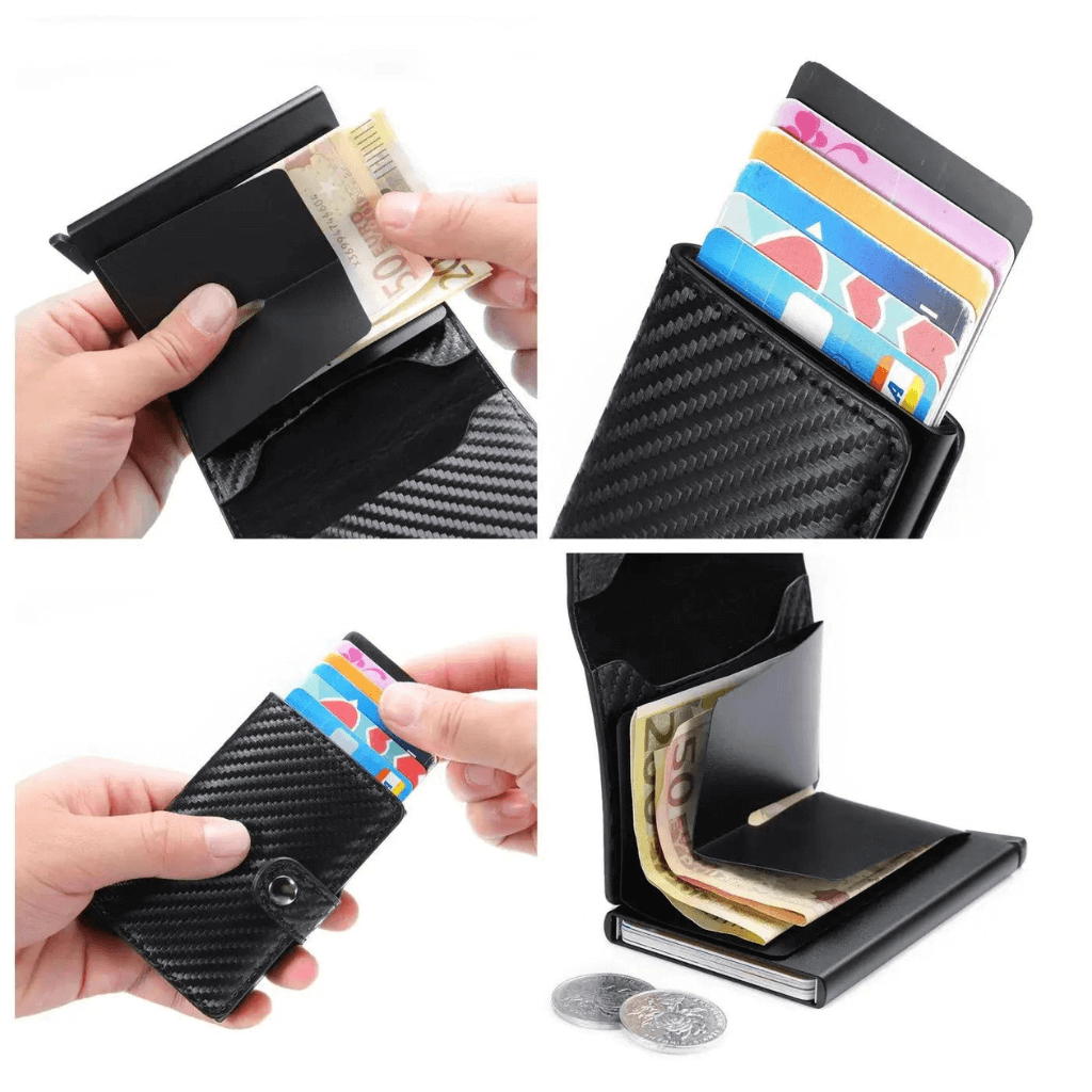 Carteira Masculina Slim de Couro Modelo SlimPrime - ClickMade