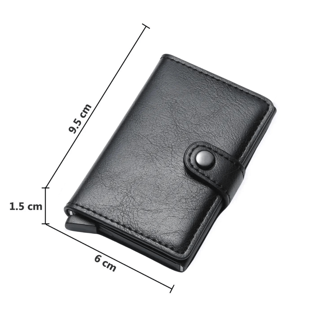 Carteira Masculina Slim de Couro Modelo SlimPrime - ClickMade