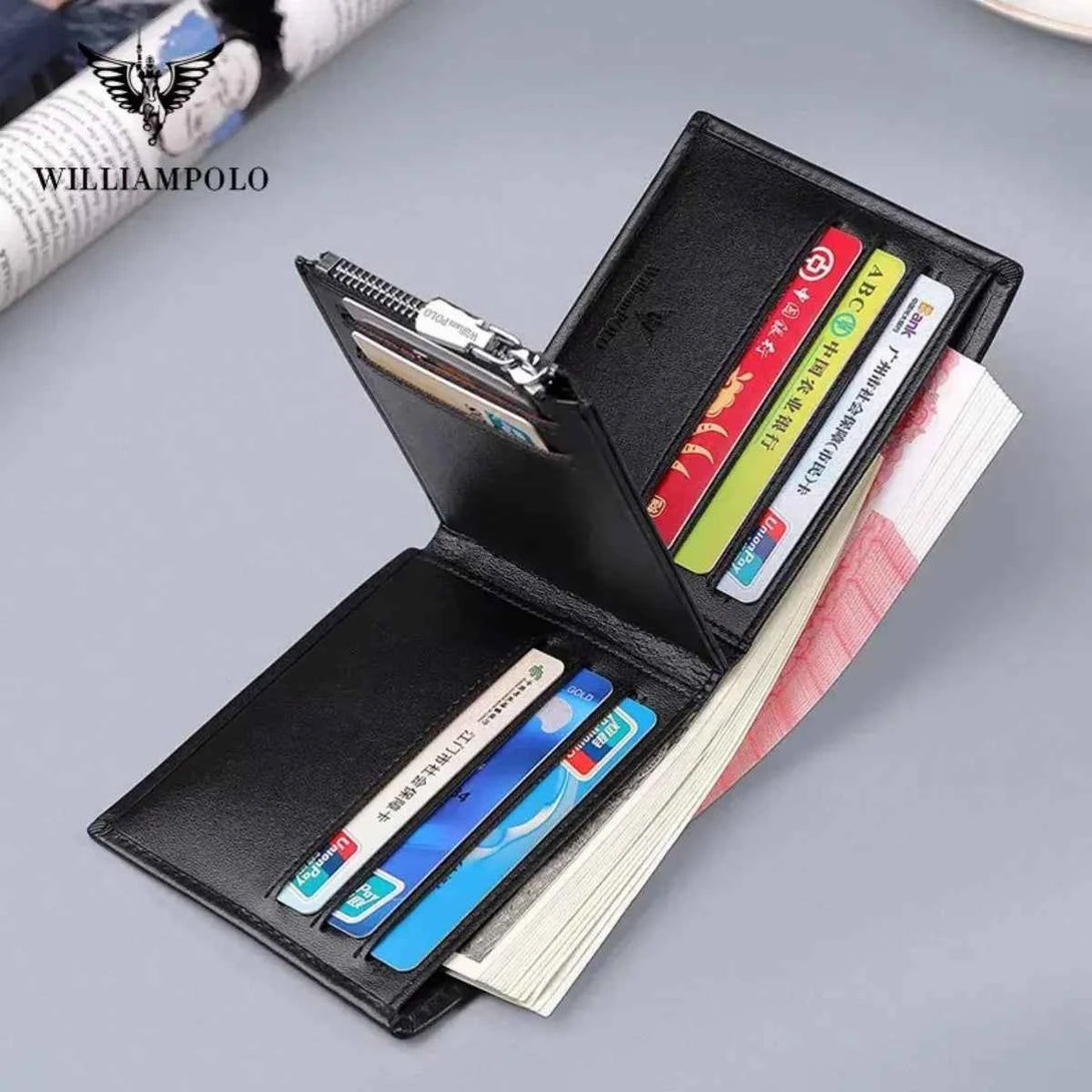 Carteira Masculina Slim em Couro Modelo Prime