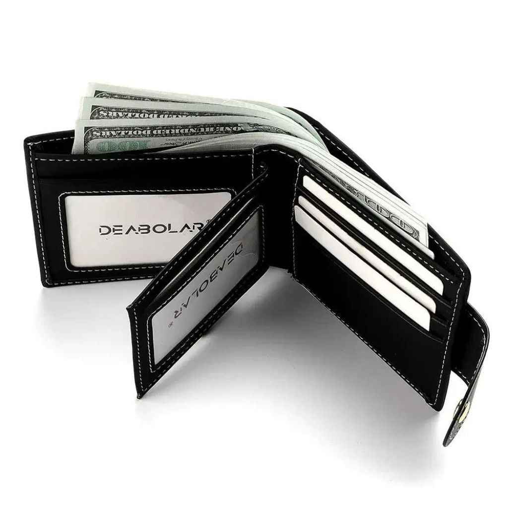 Carteira Masculina Slim Modelo Vintage Billfold
