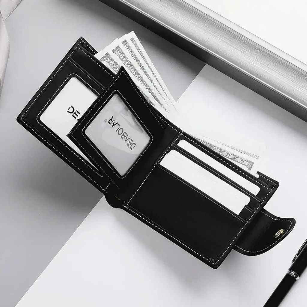 Carteira Masculina Slim Modelo Vintage Billfold