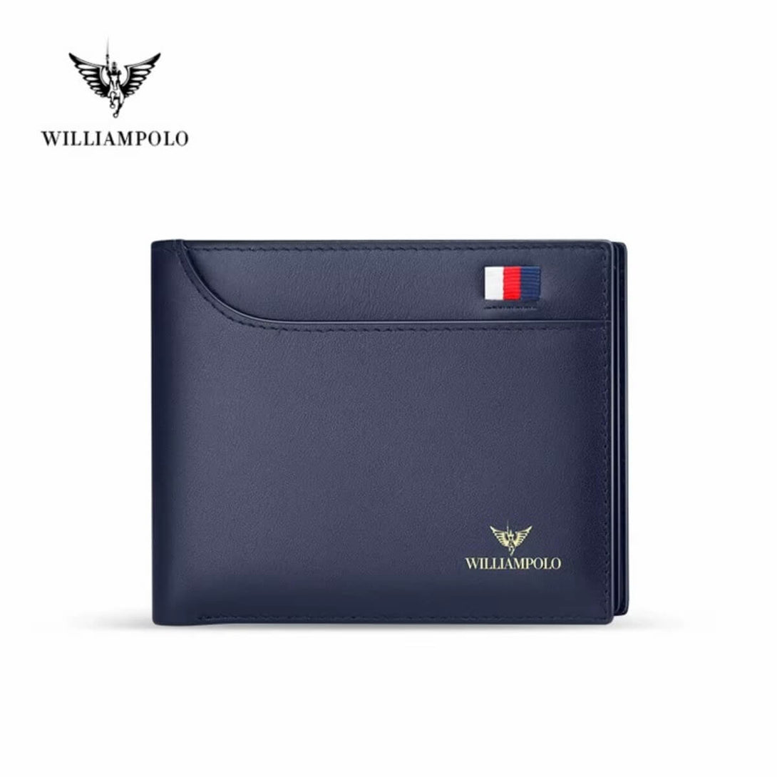 Carteira Slim Willian Polo de Couro Legitimo Modelo Aero - ClickMade