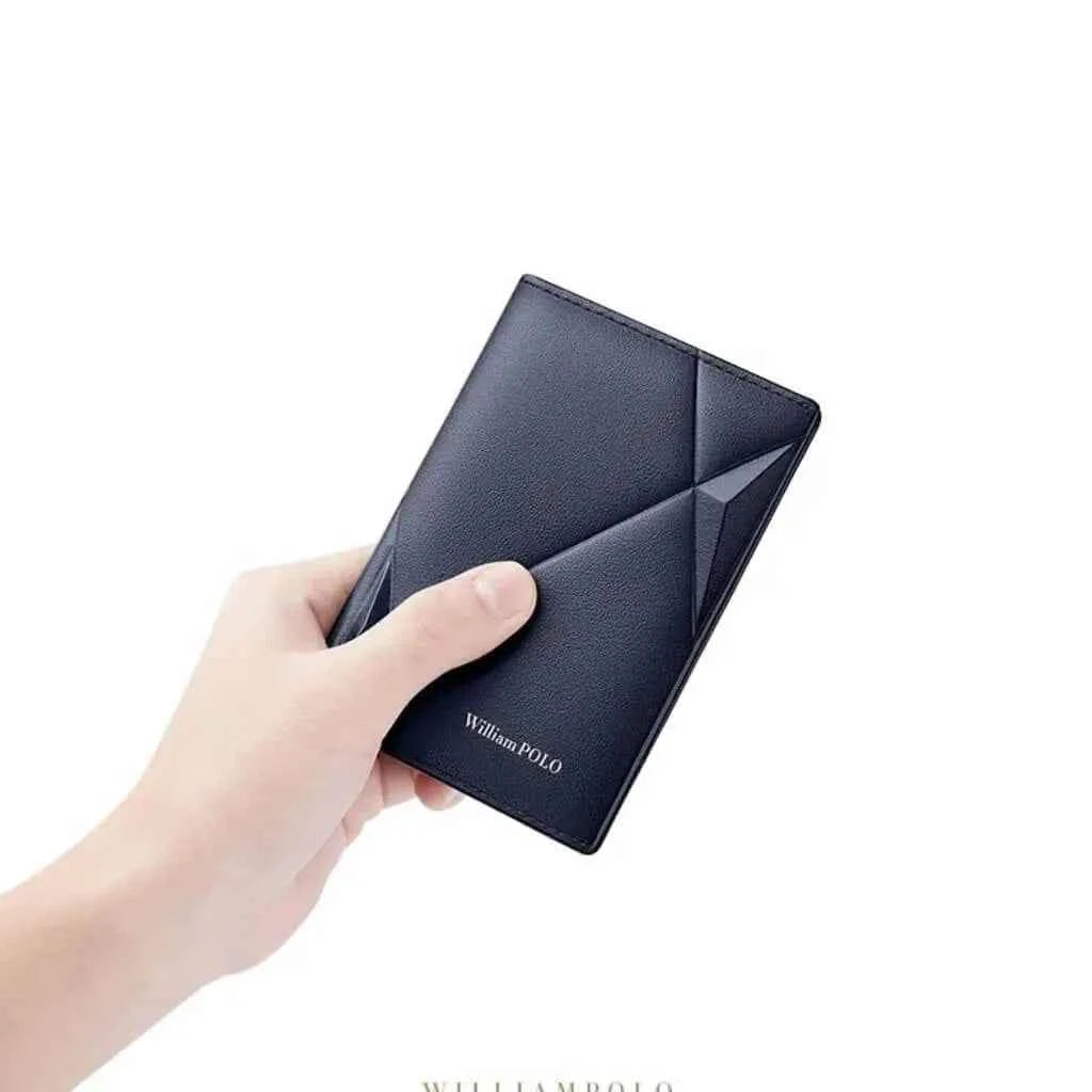 Carteira Slim Willian Polo de Couro Legitimo Modelo Berlin