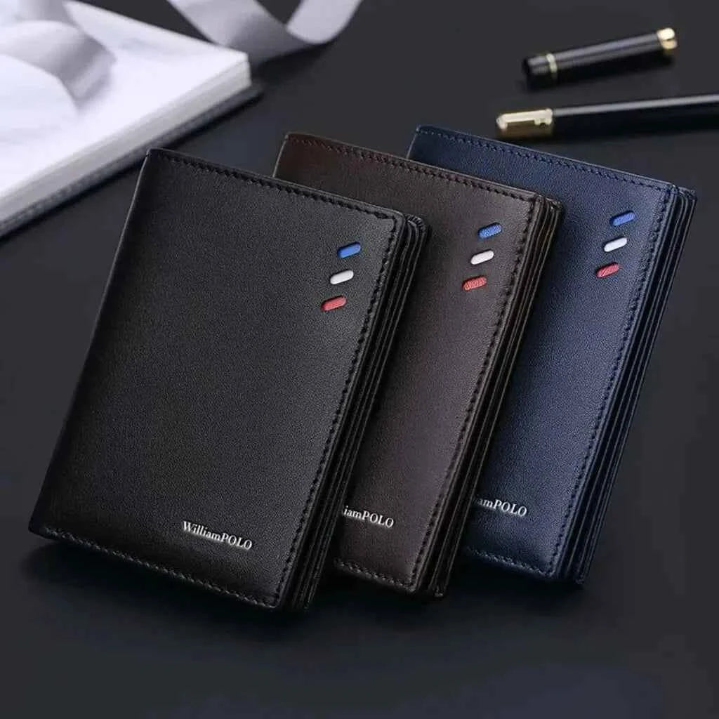 Carteira Slim Willian Polo de Couro Legitimo Modelo Milano