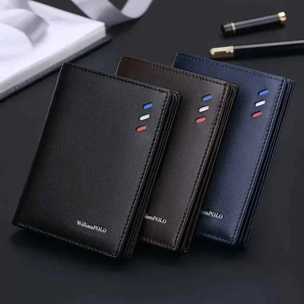 Carteira Slim Willian Polo de Couro Legitimo Modelo Milano