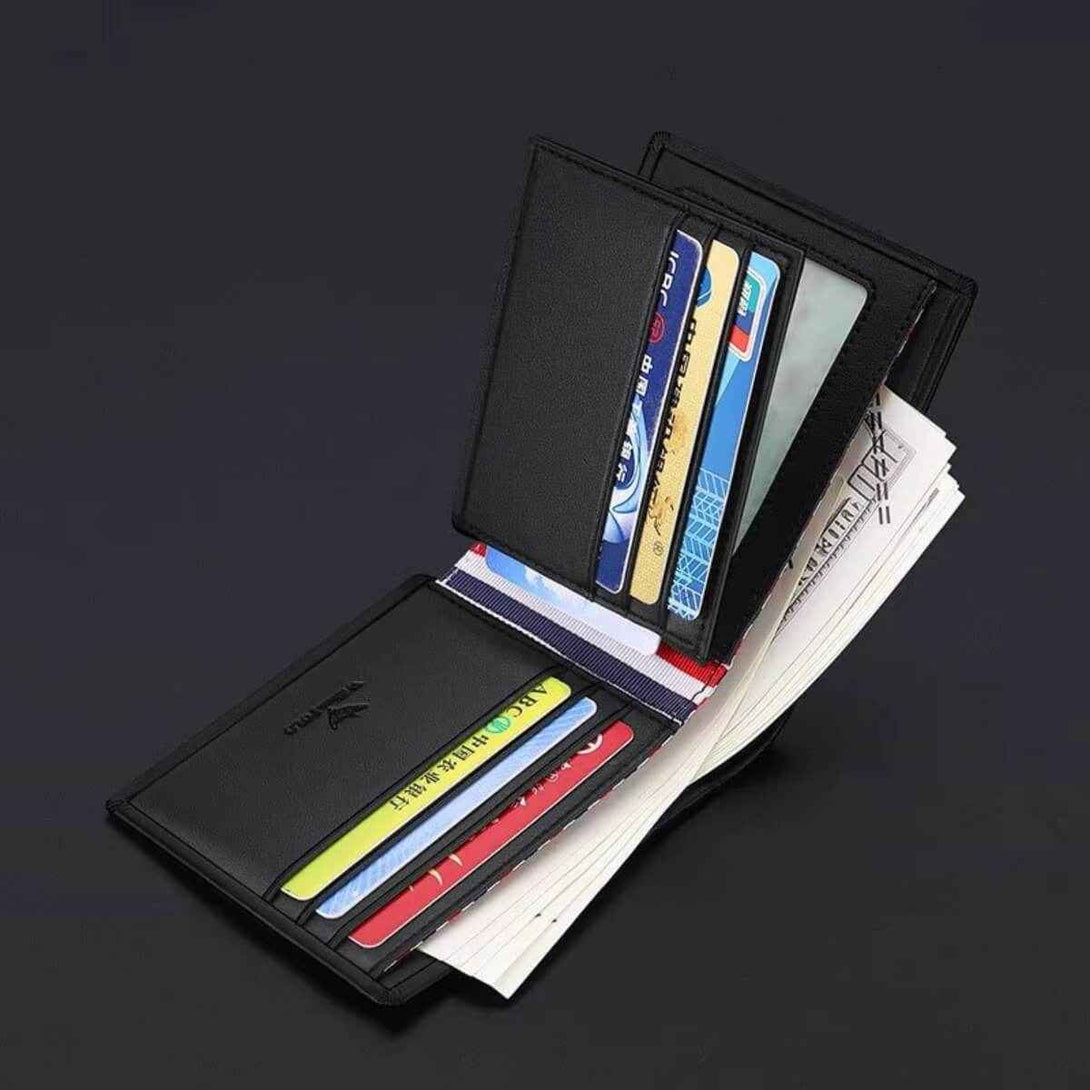 Carteira Slim Willian Polo de Couro Legitimo Modelo Mono