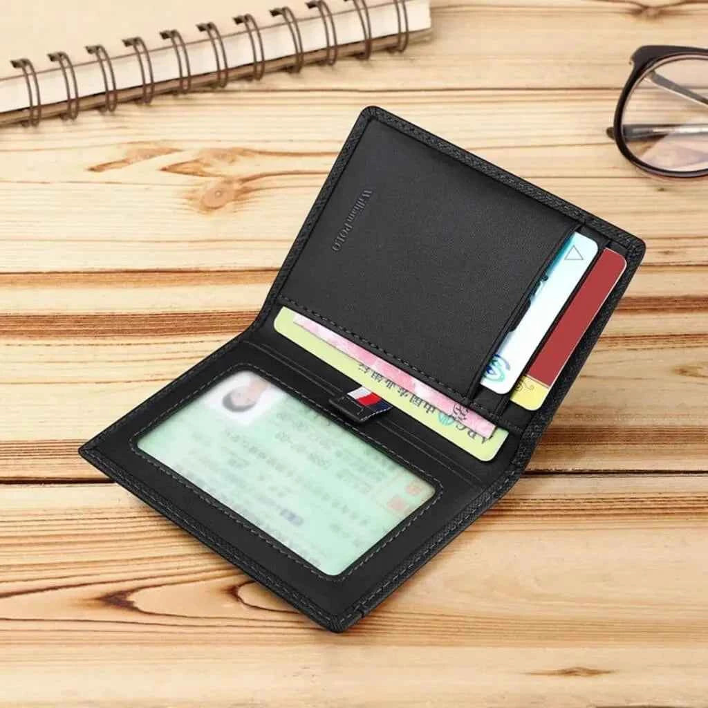 Carteira Slim Willian Polo em Couro Legitimo Modelo Essential