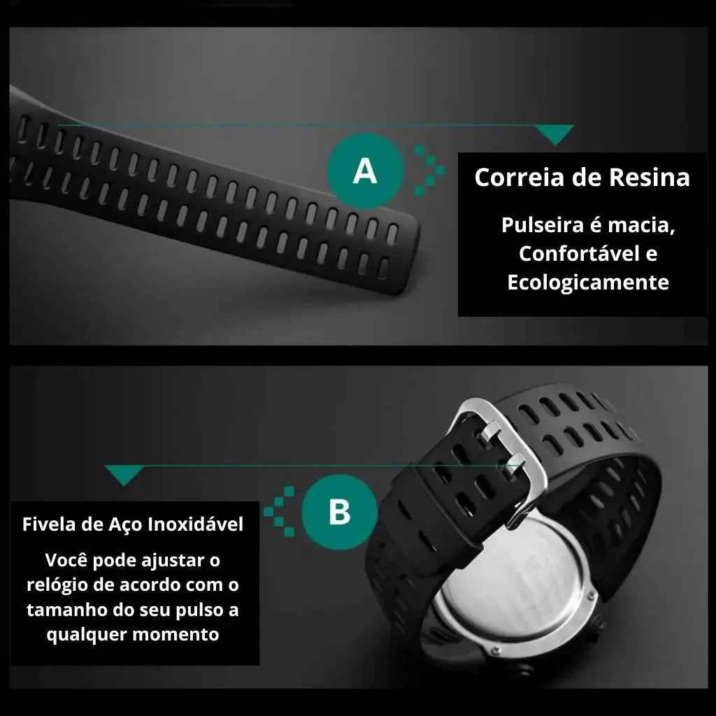 Digital Relógio Esportivo Modelo AeroTime