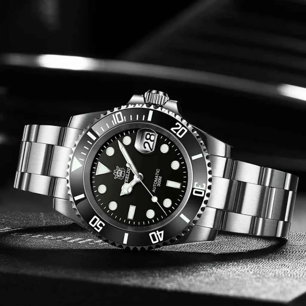 Relogio Masculino Automatico Modelo Belmont Black