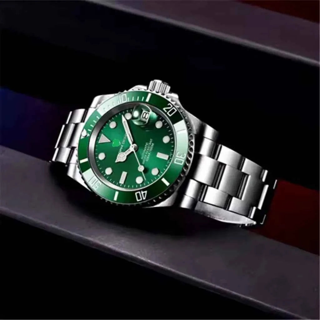 Relogio Masculino Automatico Modelo Belmont Green