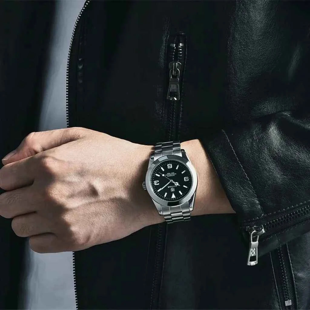 Relógio Masculino Automátco Modelo Bravus Black