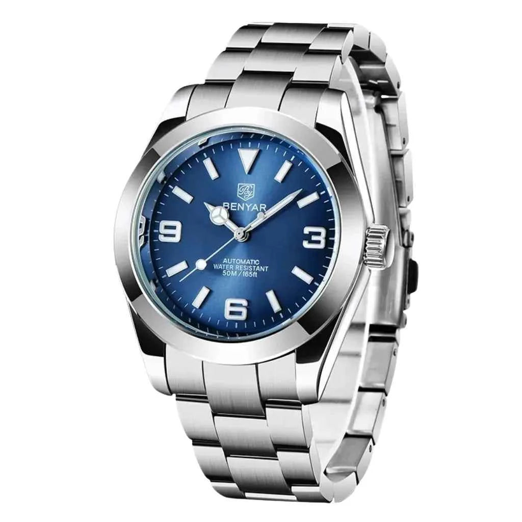 Relógio Masculino Automátco Modelo Bravus Blue
