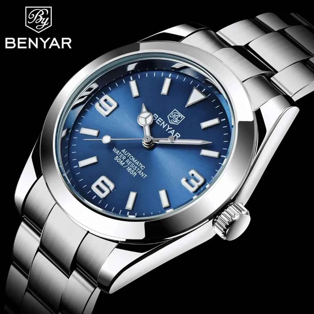 Relógio Masculino Automátco Modelo Bravus Blue