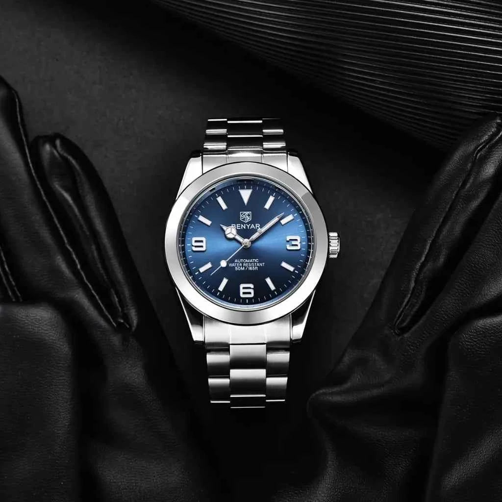 Relógio Masculino Automátco Modelo Bravus Blue