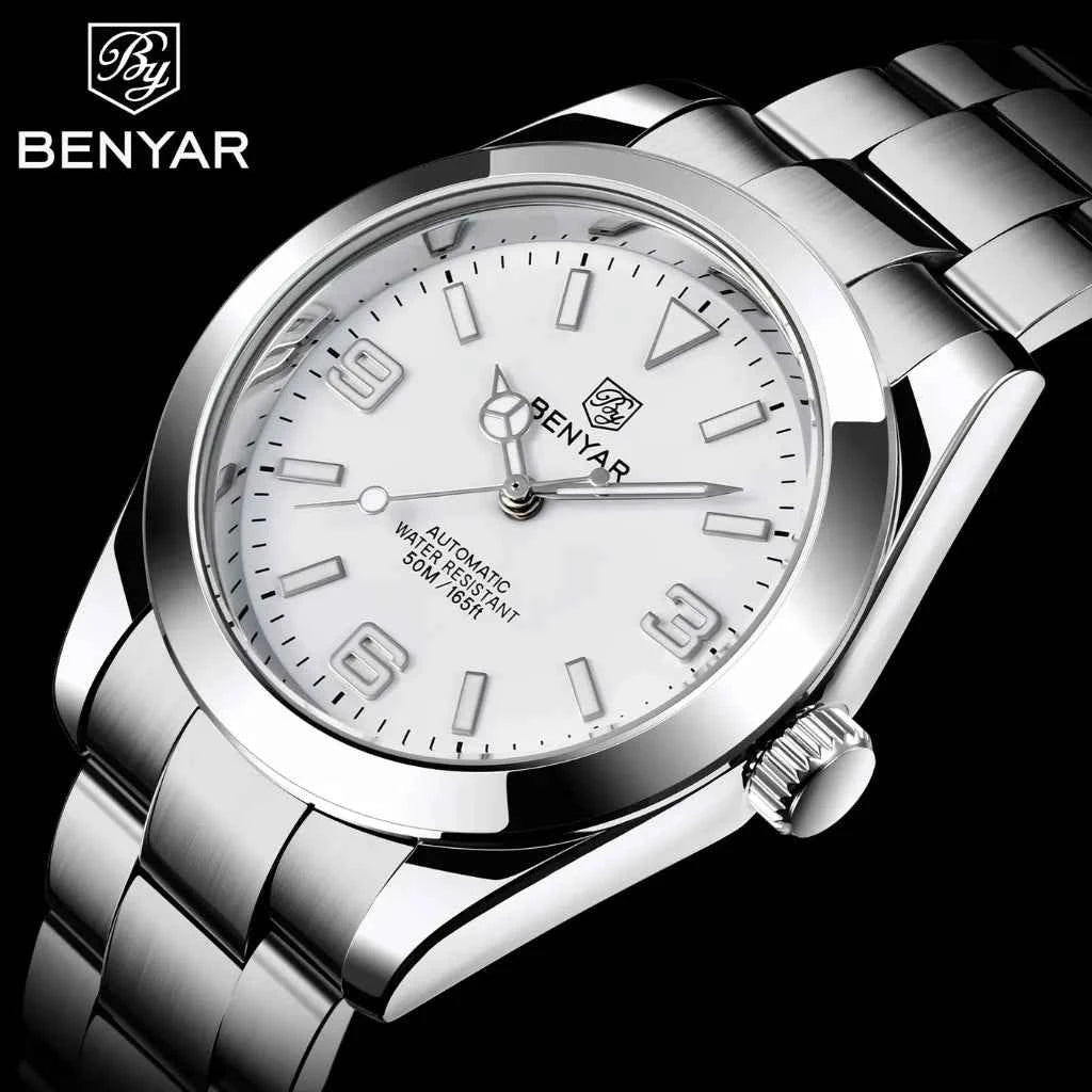 Relógio Masculino Automátco Modelo Bravus Silver